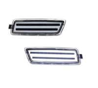 SHGJGH Marcador lateral Para VW Para MK5 Para Golf Para GTI Para Rabbit 2006-2009 Para R32 2008 Luces LED Posición Lateral Coche Lámpara Señal Giro Intermitente lateral(Clear Lens white)