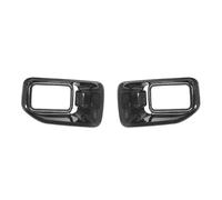 SHGUOMSC Pegatina de Consola Central for F150 2015 2016 2017 2018 2019 2020 ABS, Cubierta Decorativa luz antiniebla del Parachoques Delantero Externo Coche(Carbon Fiber Grain)