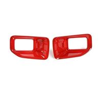 SHGUOMSC Pegatina de Consola Central for F150 2015 2016 2017 2018 2019 2020 ABS, Cubierta Decorativa luz antiniebla del Parachoques Delantero Externo Coche(Red)