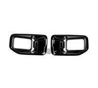 SHGUOMSC Pegatina de Consola Central for F150 2015 2016 2017 2018 2019 2020 ABS, Cubierta Decorativa luz antiniebla del Parachoques Delantero Externo Coche(Black)