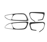 SHGUOMSC Pegatina de Consola Central for Subaru, Impreza, 2005, 2006, 2007, LHD, RHD, Marco manija Puerta Interior Coche, Accesorios Interiores(Window Door Black)