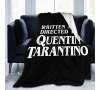 shgwehh Manta de microforro polar súper suave escrita y dirigida por Quentin Tarantino, adecuada para mantas de sofá para adultos y niños, mantas de cama de 80 x 60 pulgadas