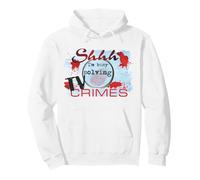 shh Estoy Ocupado resolviendo crímenes de televisión Verdadero Amante del Crimen Asesinato programas Sudadera con Capucha