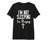 Shh Im Not Sleeping Im Praying Mama Prayer Mom God Pray More Camiseta Premium