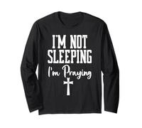 Shh Im Not Sleeping Im Praying Mama Prayer Mom God Pray More Manga Larga