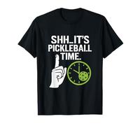 Shh... It's Pickleball Time Stencil Diseño Camiseta
