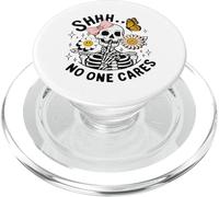 Shhh a Nadie le Importa Esqueleto Divertido PopSockets PopGrip para MagSafe
