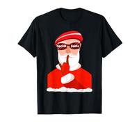 Shhh - Disfraz de Papá Noel secreto con gafas de sol Camiseta