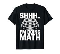 Shhh Estoy Haciendo matemáticas Ejercicio Divertido de gimna Camiseta