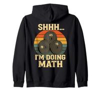Shhh Estoy Haciendo matemáticas Entrenamiento Divertido con Sudadera con Capucha