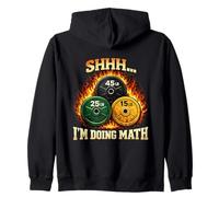 Shhh Estoy Haciendo matemáticas Entrenamiento Divertido con Sudadera con Capucha