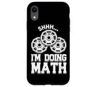 Shhh... Estoy Haciendo matemáticas Levantamiento de Pesas Entrenamiento Deportivo Entrenamiento Carcasa para iPhone XR