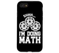 Shhh... Estoy Haciendo matemáticas Levantamiento de Pesas Entrenamiento Deportivo Entrenamiento Carcasa para iPhone SE (2020) / 7/8