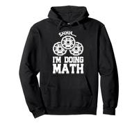 Shhh... Estoy Haciendo matemáticas Levantamiento de Pesas Entrenamiento Deportivo Entrenamiento Sudadera con Capucha
