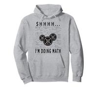 Shhh Estoy Haciendo matemáticas Levantamiento de Pesas para Gimnasio Entrenamiento Fitness Sudadera con Capucha