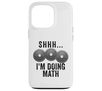 Shhh Estoy Haciendo Pesas matemáticas Gimnasio Entrenamiento Divertido Carcasa para iPhone 13 Pro