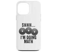 Shhh Estoy Haciendo Pesas matemáticas Gimnasio Entrenamiento Divertido Carcasa para iPhone 13 Pro MAX