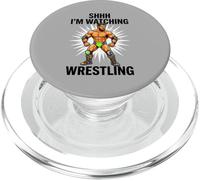 Shhh Estoy Viendo Lucha Libre PopSockets PopGrip para MagSafe