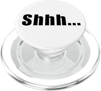 Shhh... Funny Library Teacher Staff Professional Uniform PopSockets PopGrip para MagSafe