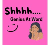 Shhh...Genius at Work : Notebook for Brilliant Minds: "8.5 × 8.5 Inch Journal | Black and white Interior | Black and white lined Pages
