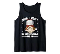 Shhh I Cant My Murder Shows Are On True Crime GNOME Graphic Camiseta sin Mangas