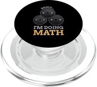 Shhh I'm Doing Matemáticas Fitness Levantamiento de Pesas Entrenamiento de Entrenamiento PopSockets PopGrip para MagSafe