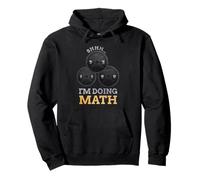 Shhh I'm Doing Matemáticas Fitness Levantamiento de Pesas Entrenamiento de Entrenamiento Sudadera con Capucha