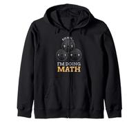 Shhh I'm Doing Matemáticas Fitness Levantamiento de Pesas Entrenamiento de Entrenamiento Sudadera con Capucha
