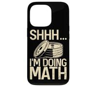 Shhh I'm Doing Matemáticas Fitness Pesas Gimnasio Amante Entrenamiento Deporte Carcasa para iPhone 13 Pro