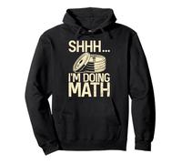 Shhh I'm Doing Matemáticas Fitness Pesas Gimnasio Amante Entrenamiento Deporte Sudadera con Capucha