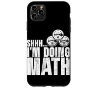 Shhh I'm Doing Matemáticas Halterofilia Pesas Entrenamiento Deporte Carcasa para iPhone 11 Pro MAX