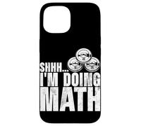 Shhh I'm Doing Matemáticas Halterofilia Pesas Entrenamiento Deporte Carcasa para iPhone 15