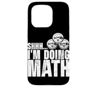 Shhh I'm Doing Matemáticas Halterofilia Pesas Entrenamiento Deporte Carcasa para iPhone 15 Pro