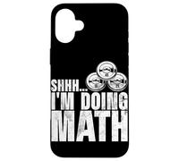 Shhh I'm Doing Matemáticas Halterofilia Pesas Entrenamiento Deporte Carcasa para iPhone 16 Plus