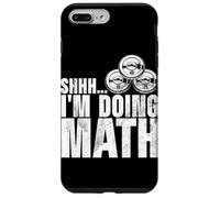 Shhh I'm Doing Matemáticas Halterofilia Pesas Entrenamiento Deporte Carcasa para iPhone 7 Plus/8 Plus