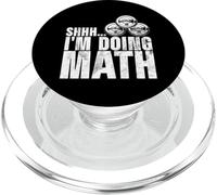 Shhh I'm Doing Matemáticas Halterofilia Pesas Entrenamiento Deporte PopSockets PopGrip para MagSafe