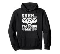 Shhh I'm Doing Math Weight Plate Humor Sudadera con Capucha