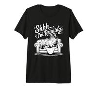 Shhh I'm Reading Camiseta Premium