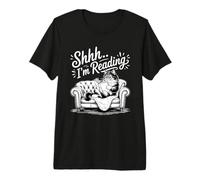 Shhh I'm Reading Camiseta Premium