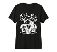 Shhh I'm Reading Camiseta Premium