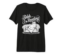 Shhh I'm Reading Camiseta Premium