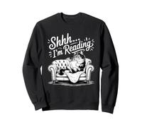 Shhh I'm Reading Sudadera