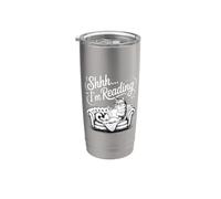 Shhh I'm Reading Vaso térmico de acero inoxidable de doble pared