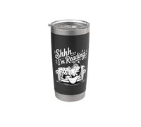 Shhh I'm Reading Vaso térmico de acero inoxidable de doble pared