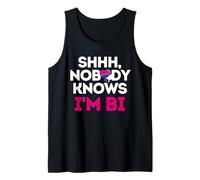 Shhh, Nadie Sabe Que Soy Bisexual Camiseta sin Mangas