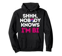 Shhh, Nadie Sabe Que Soy Bisexual Sudadera con Capucha