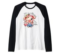 Shhh, no hables hasta Que mi Taza esté vacía, café Divertido Camiseta Manga Raglan