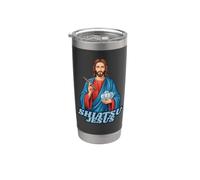 Shiatsu Jesús con palo de moxa y vasos de ventosas Vaso térmico de acero inoxidable de doble pared