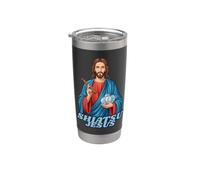 Shiatsu Jesús con palo de moxa y vasos de ventosas Vaso térmico de acero inoxidable de doble pared