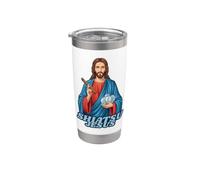 Shiatsu Jesús con palo de moxa y vasos de ventosas Vaso térmico de acero inoxidable de doble pared
